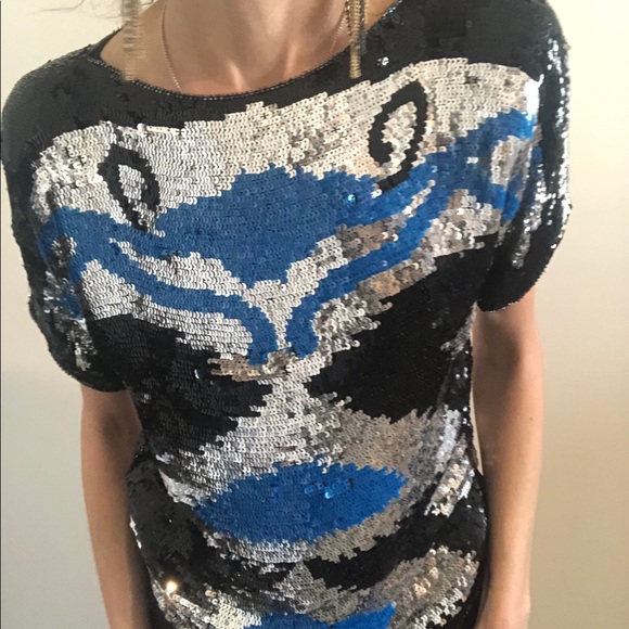 Vintage Tops - Vintage sequin top